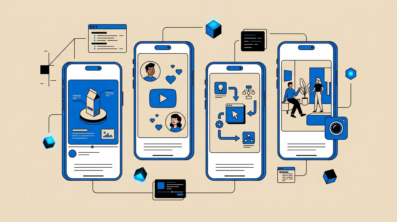 AI-generated marketing video examples for social media ads