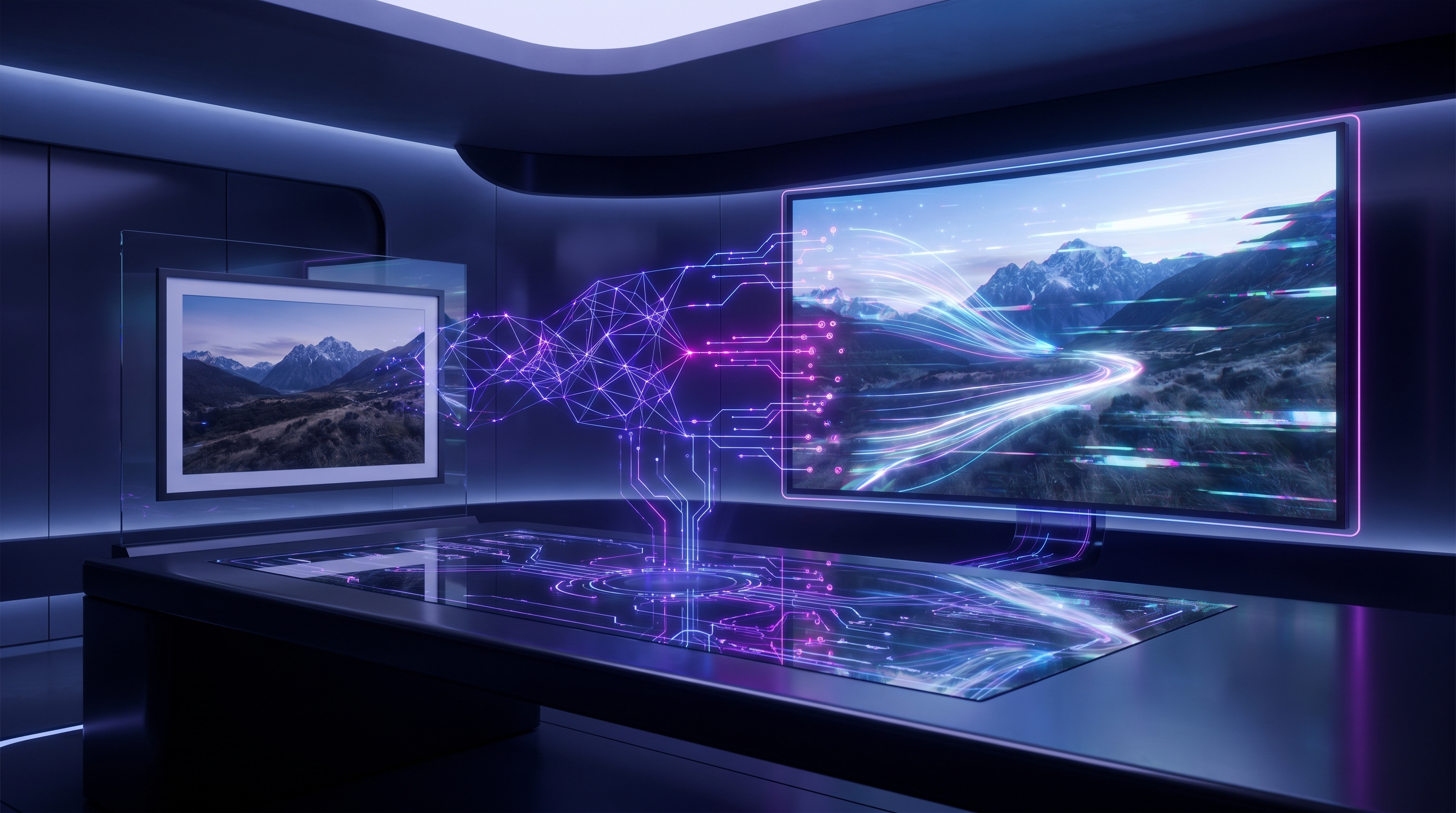 Best AI tool to turn image into video showing a static photo transforming into cinematic motion on a NeoSpark workspace