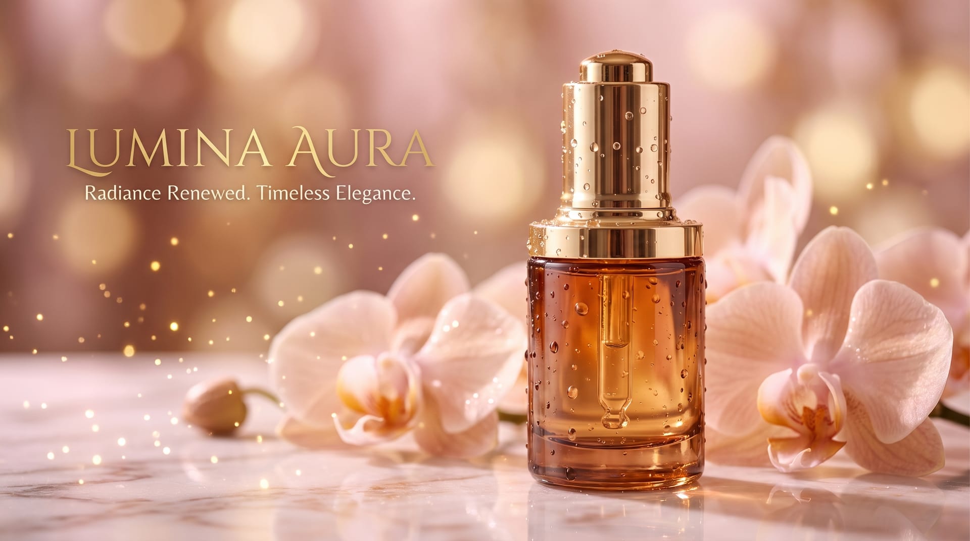 AI-generated cosmetics ad design example