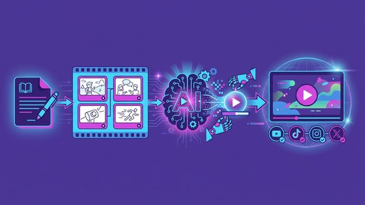 Script to video AI workflow from written script to platform-ready video