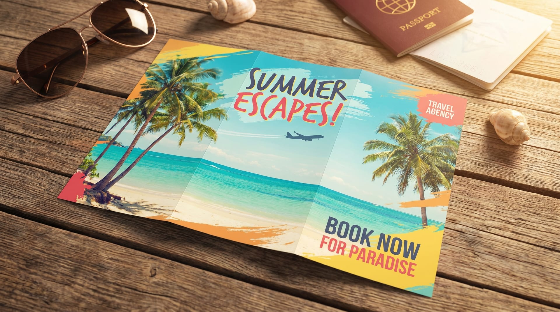 Travel Agency Flyer Design Example