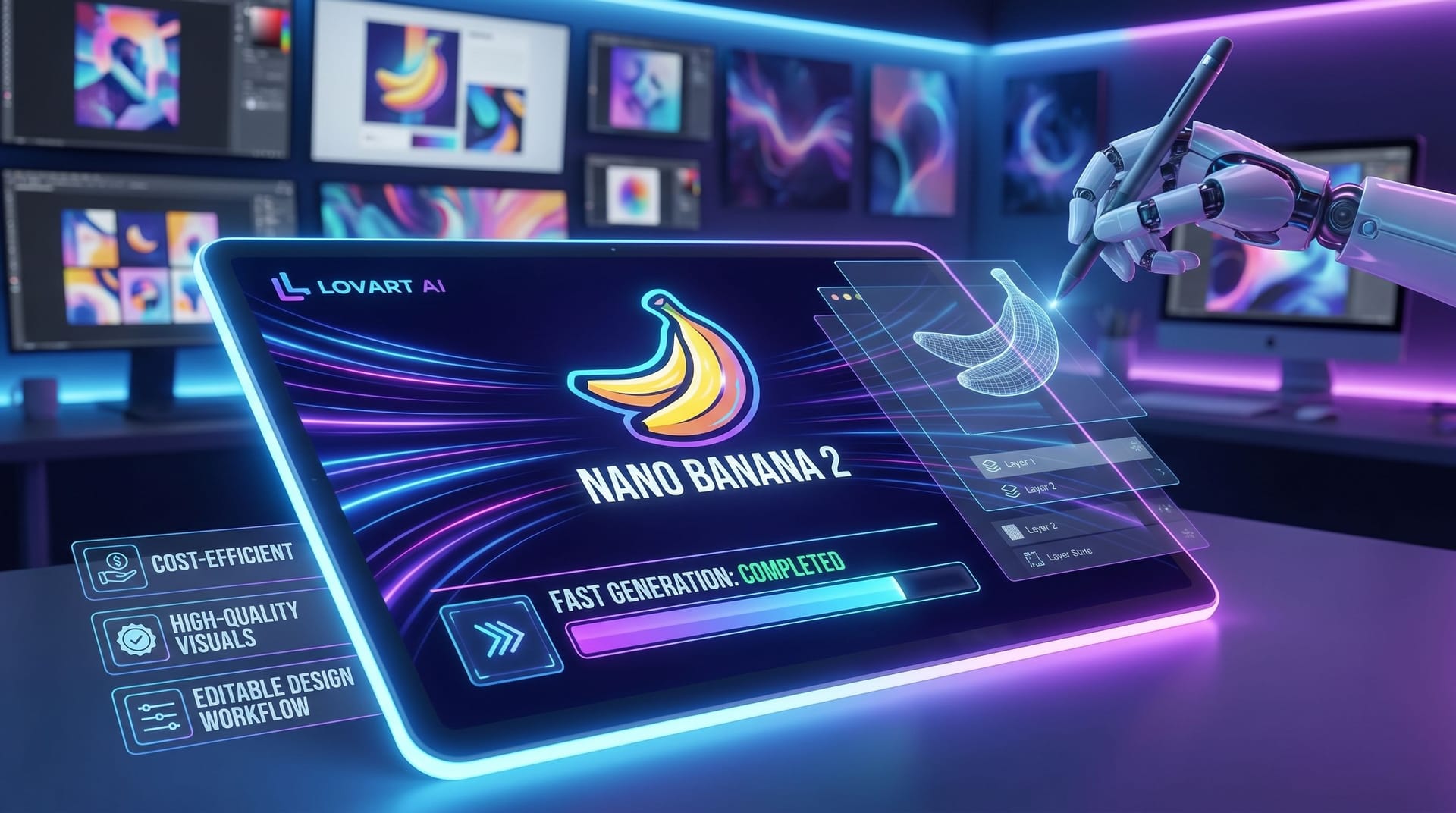 Nano Banana 2 is now live inside @lovart_ai.