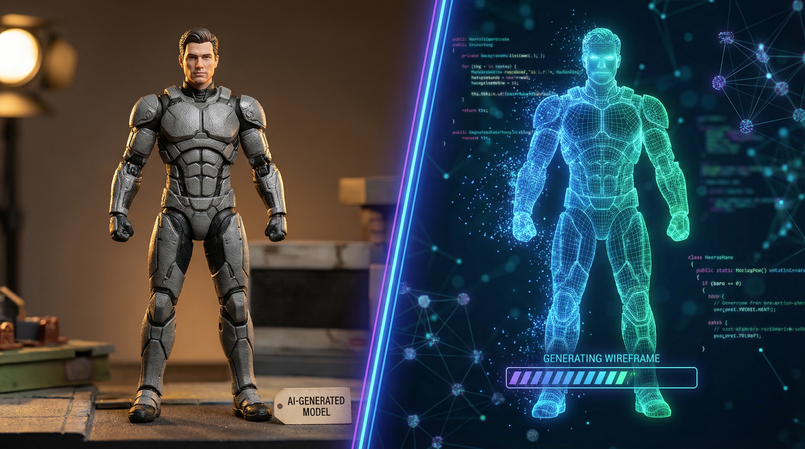 AI Action Figure Generation Process
