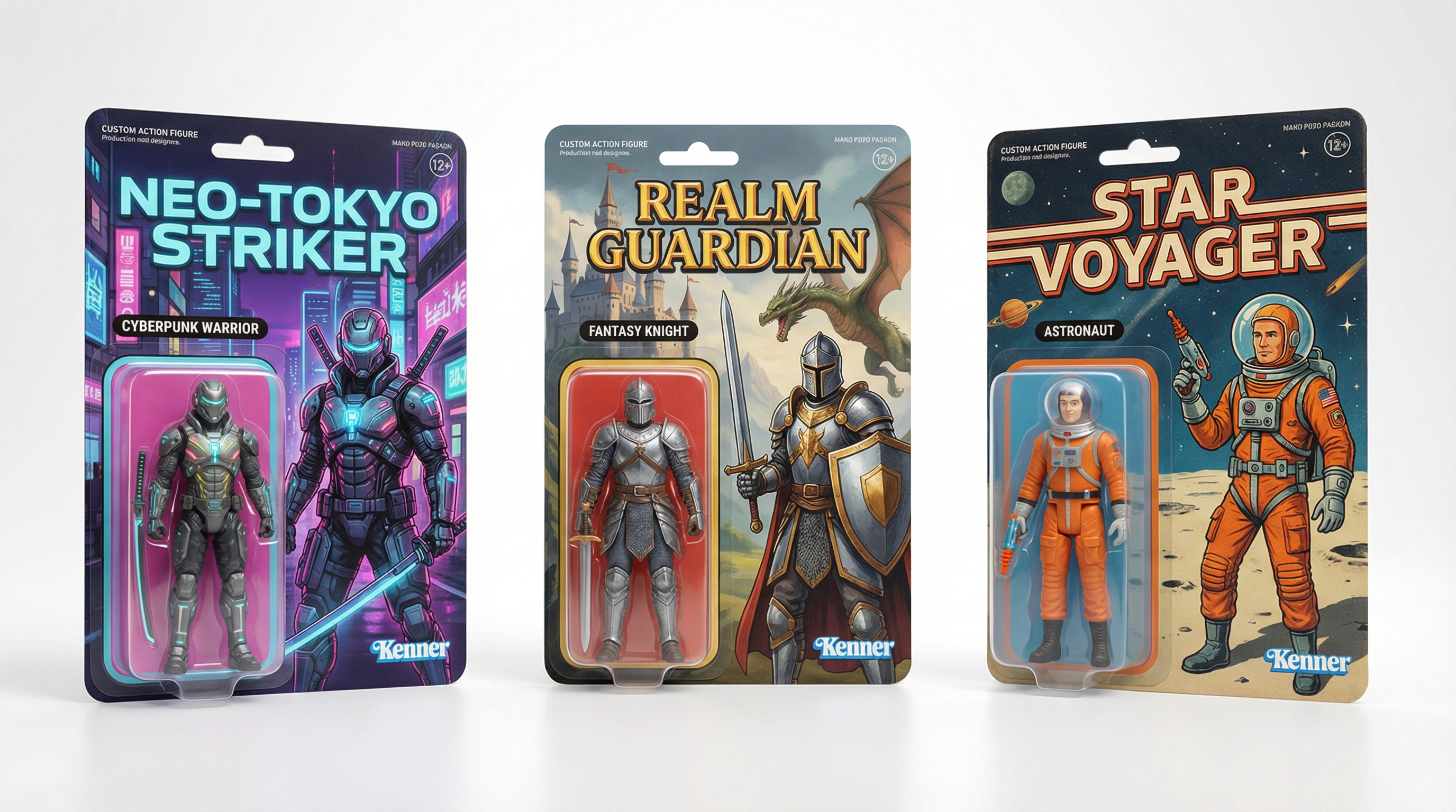 Action Figure Packaging Examples