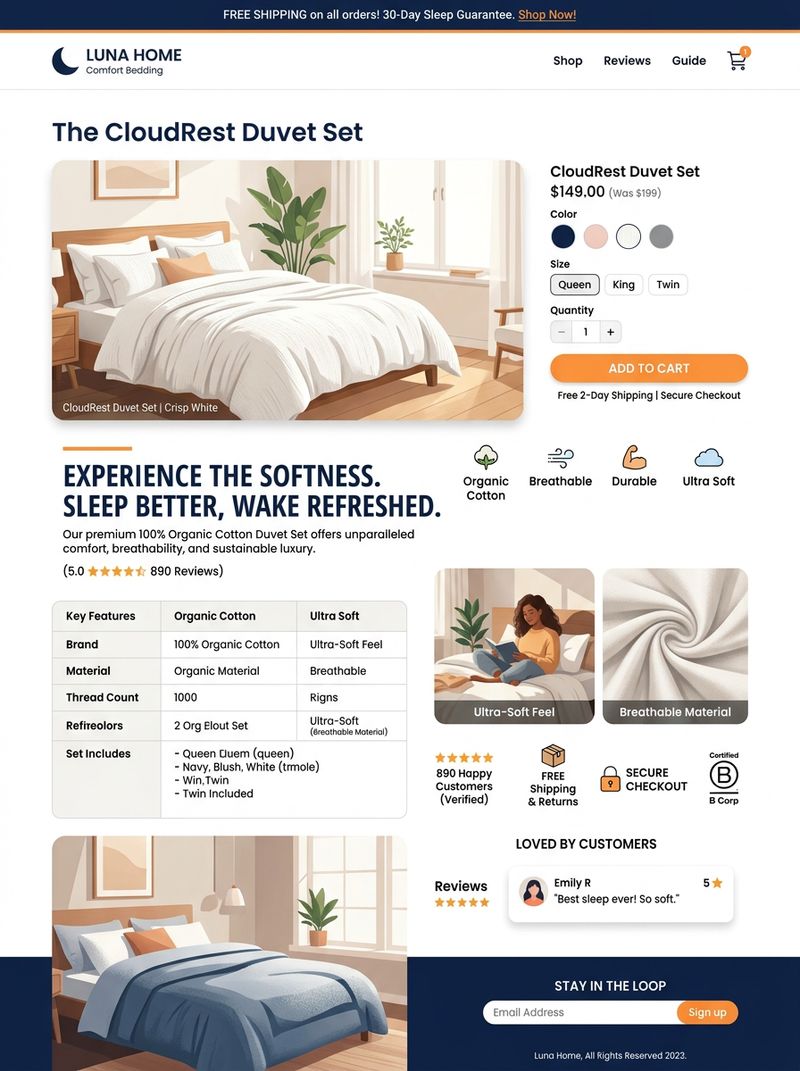 After: AI-generated detail page