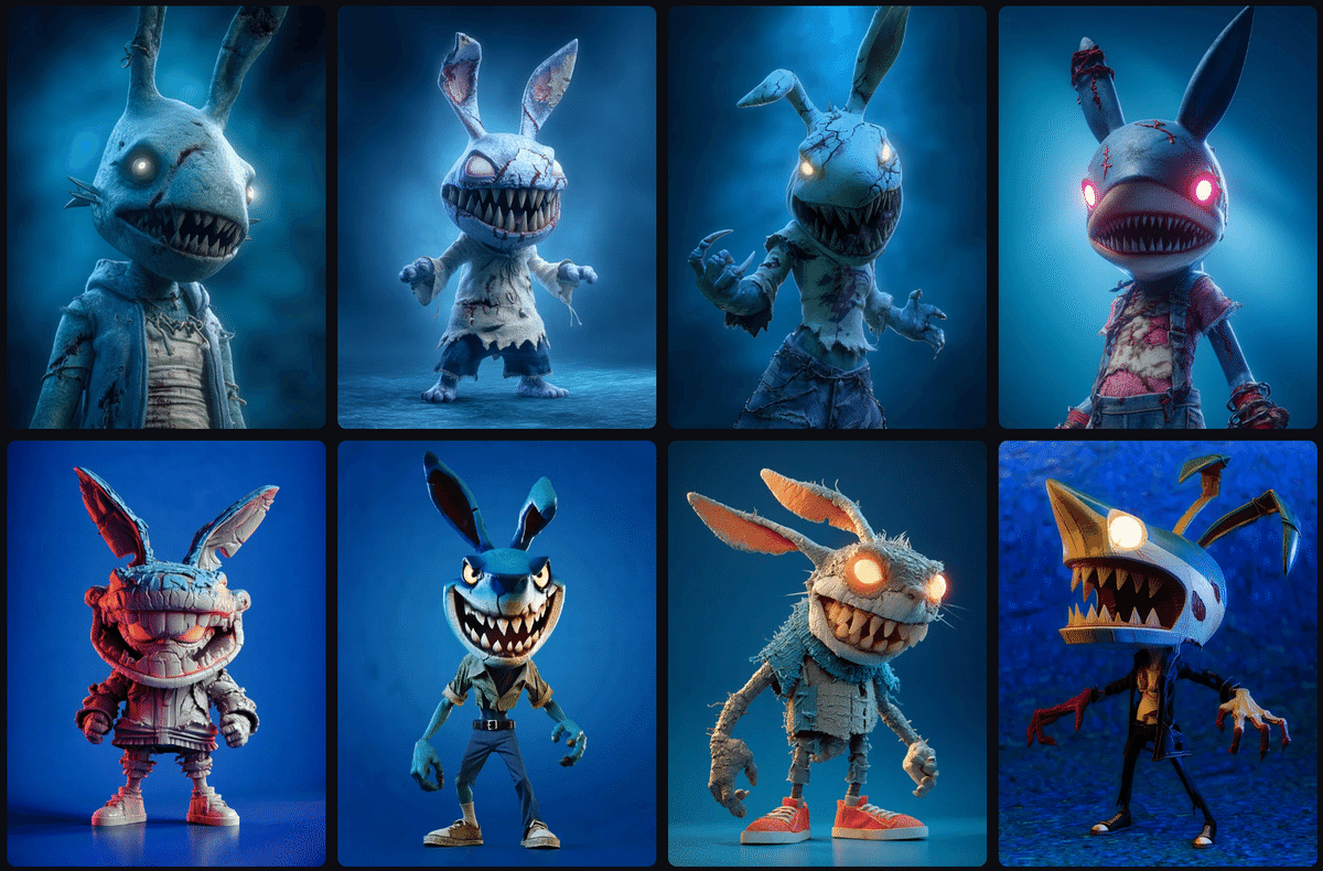 Two 3D renders side by side — which is V8?