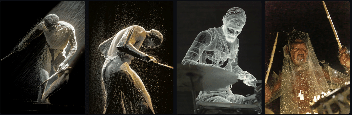 Result after changing to "human shape" in prompt