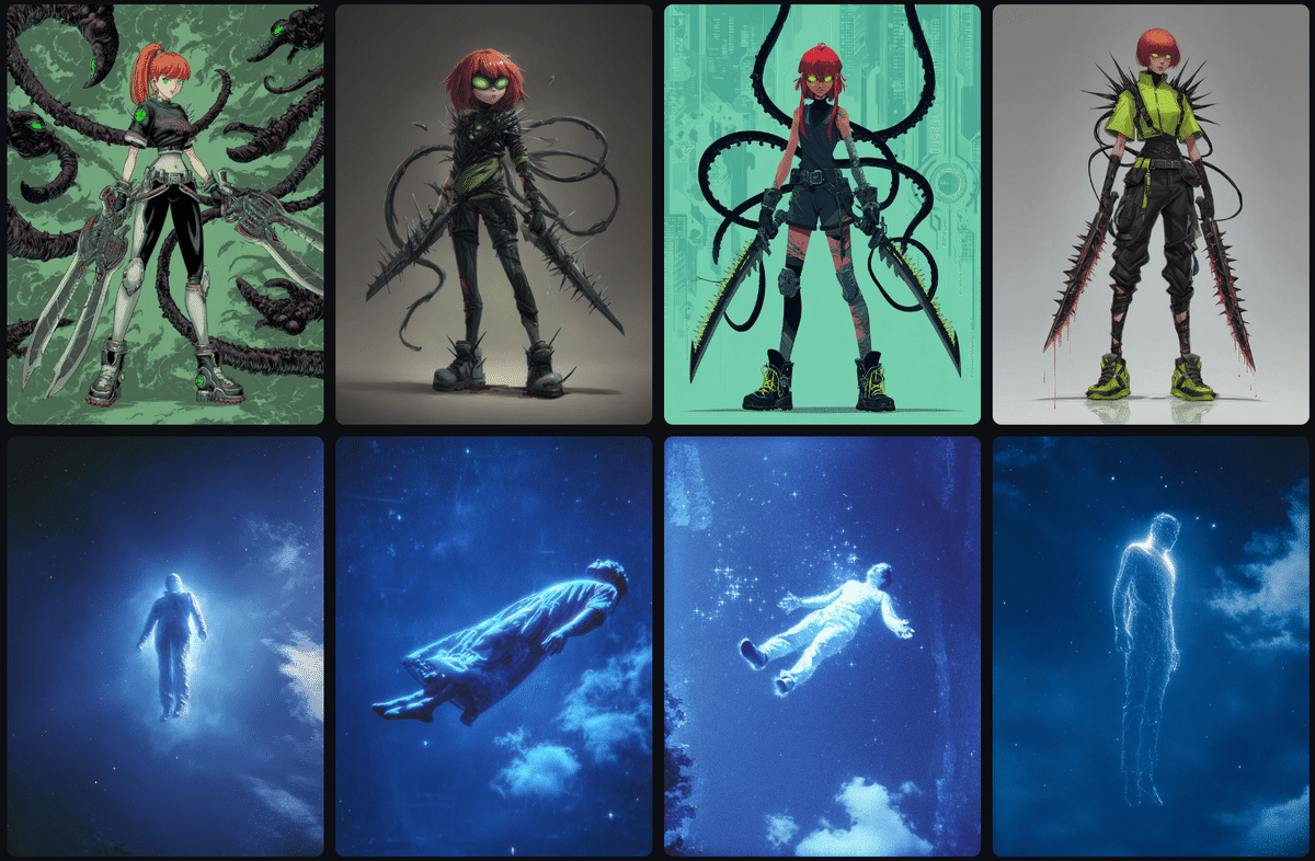 V7 generation result with same prompt