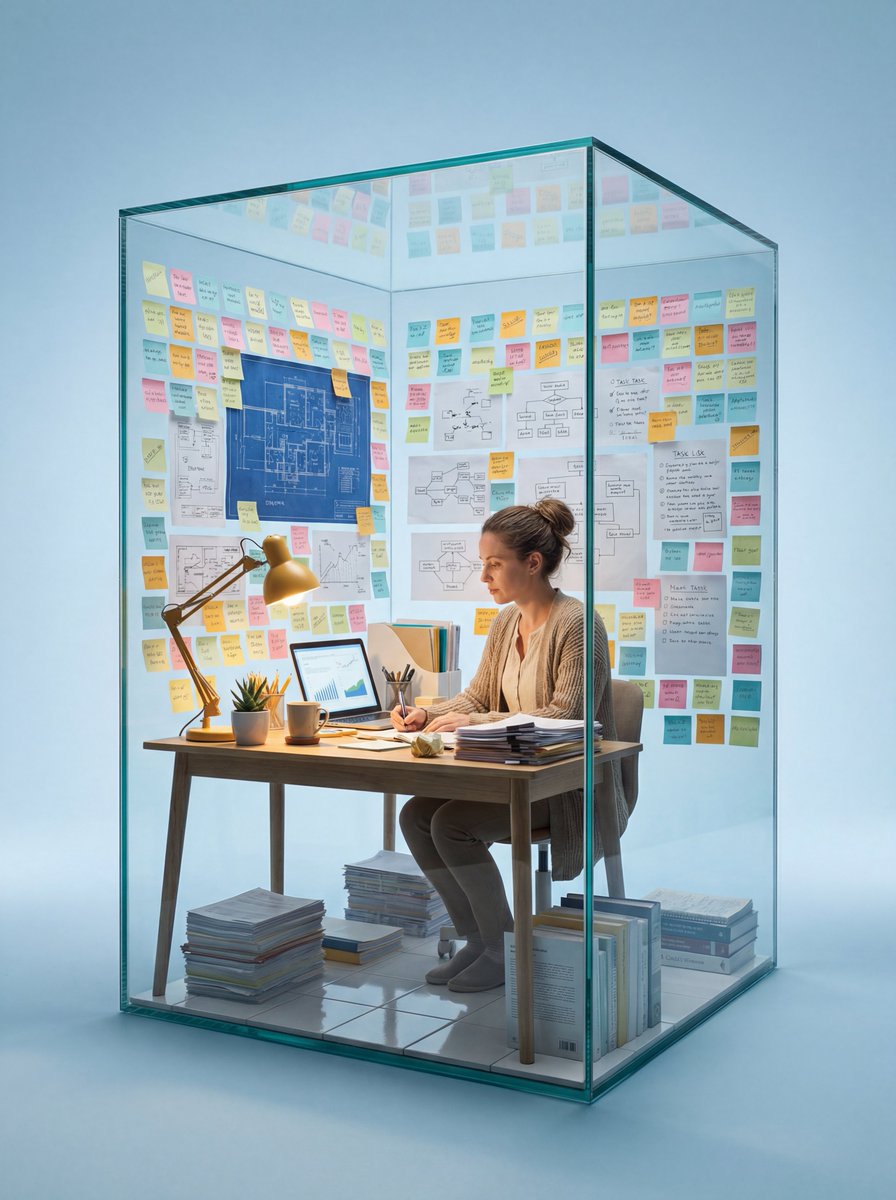 Miniature construction workers building giant KFC drumstick