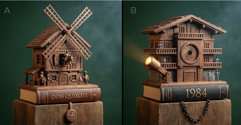 Cuckoo Clock Inspired Literary Mechanism Prompt