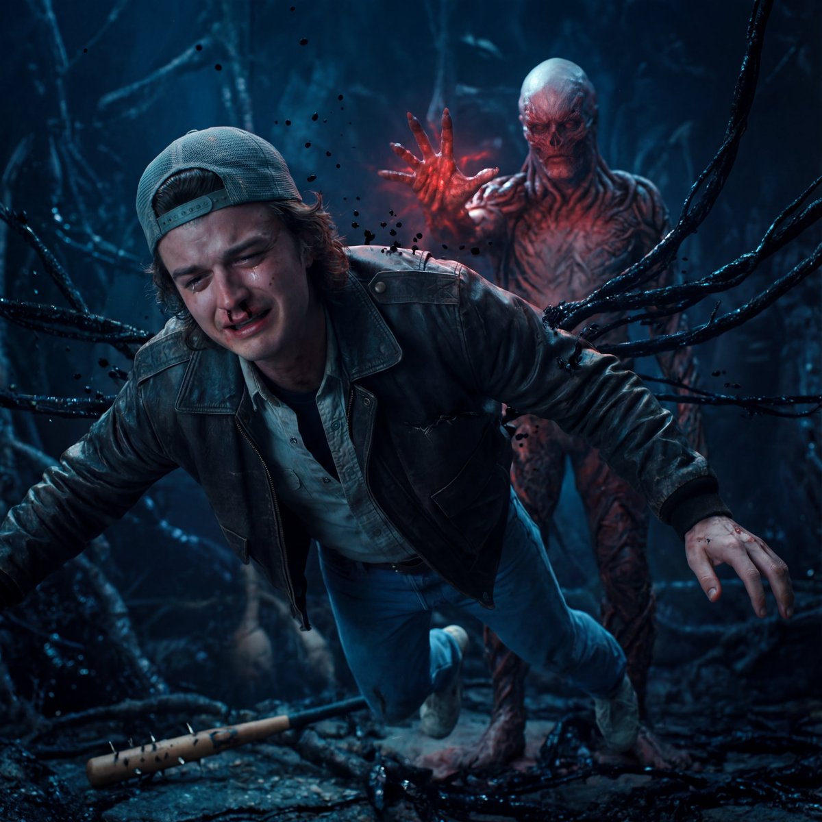 Stranger Things Cinematic Scene: Steve vs. Vecna
