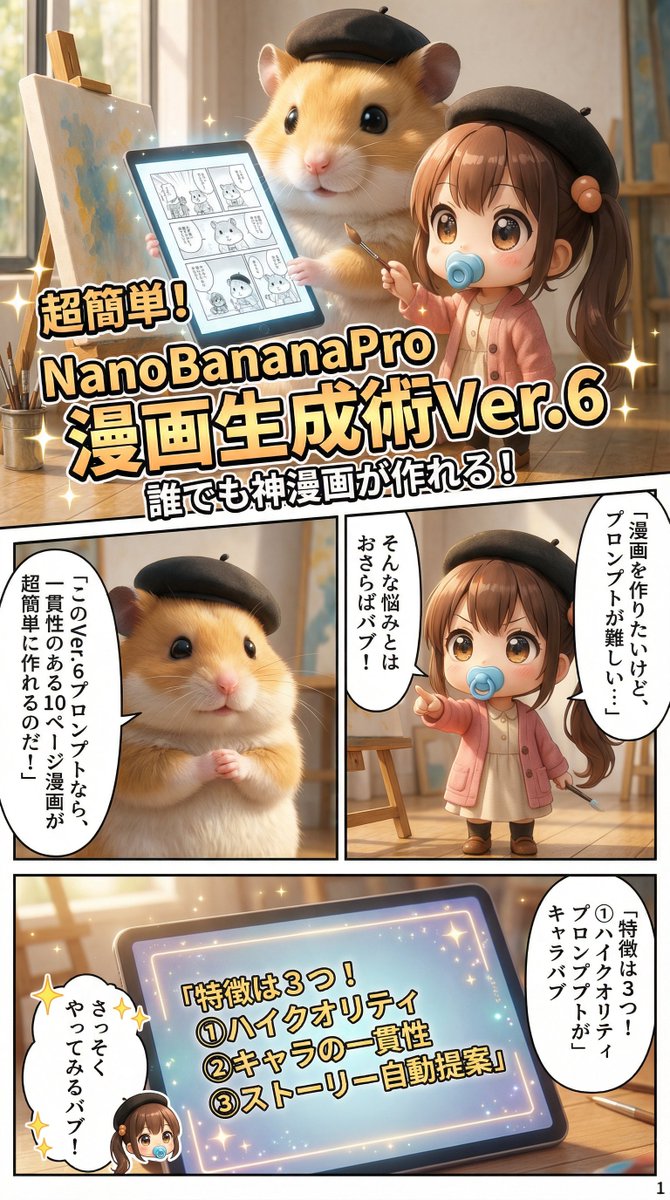 Gemini System Prompt for 10-Page Manga Generation in Nano Banana Pro