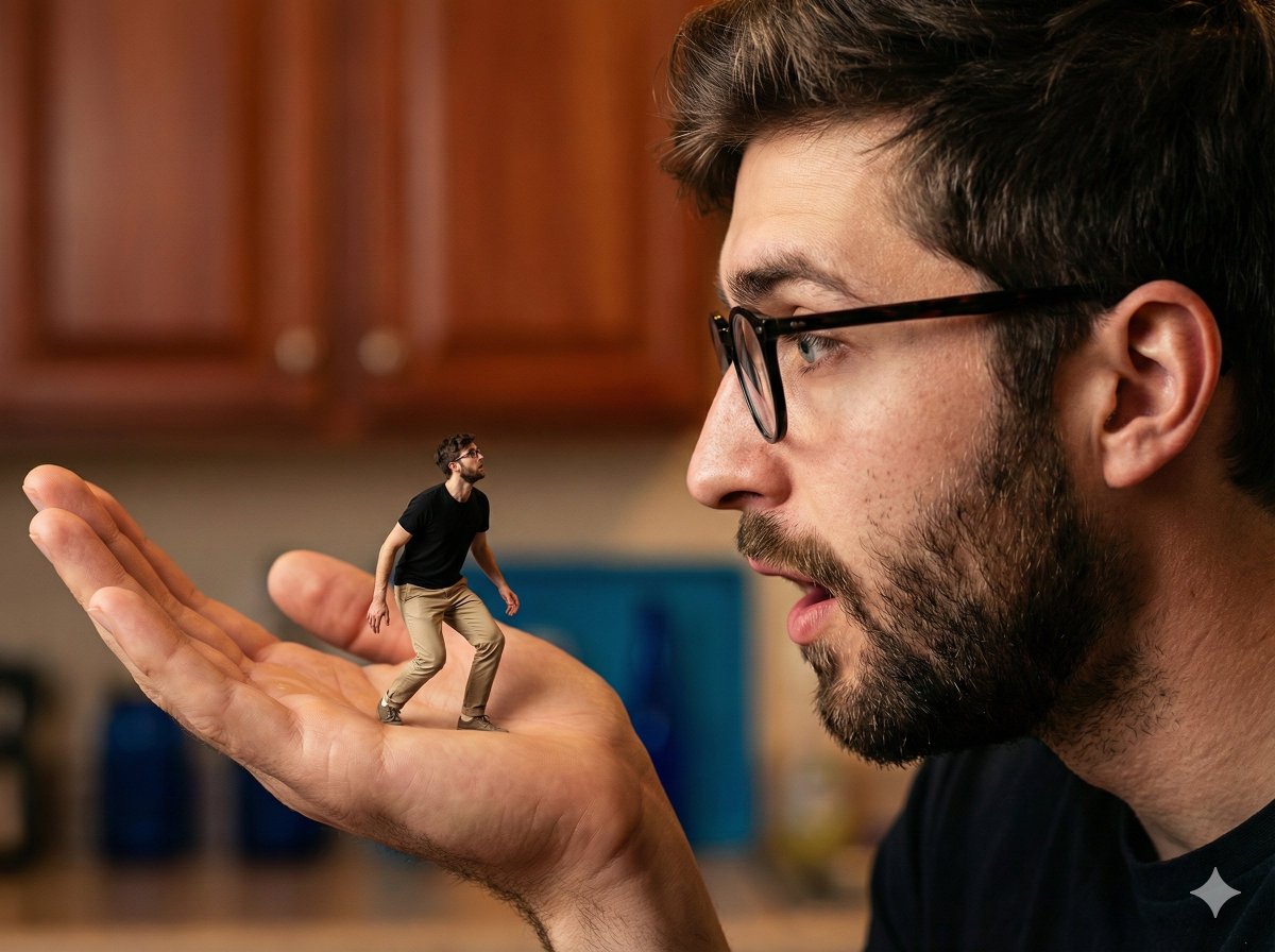 Surreal Forced Perspective Composite Prompt for Nano Banana Pro