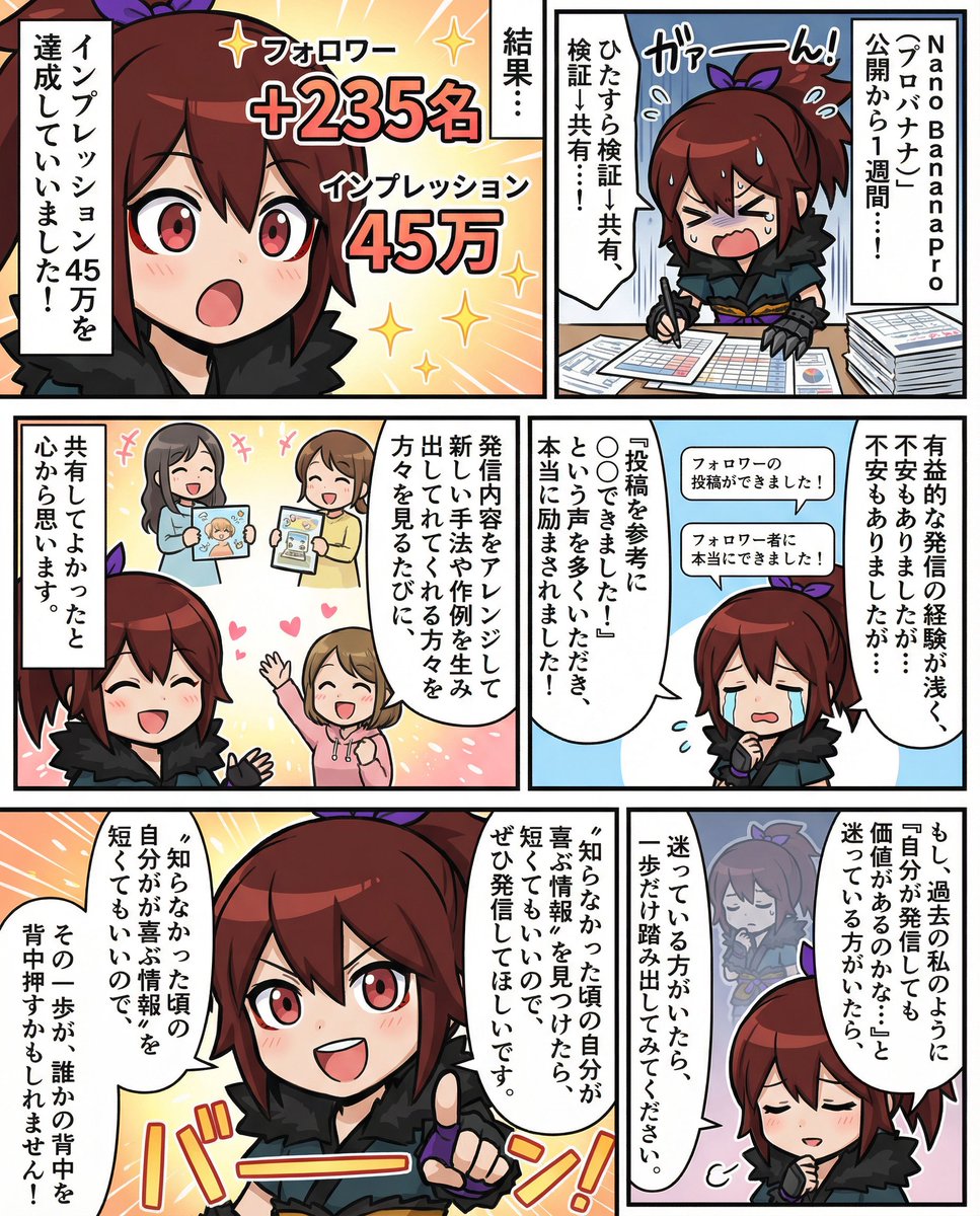 Moe-style full-color manga from given character and story