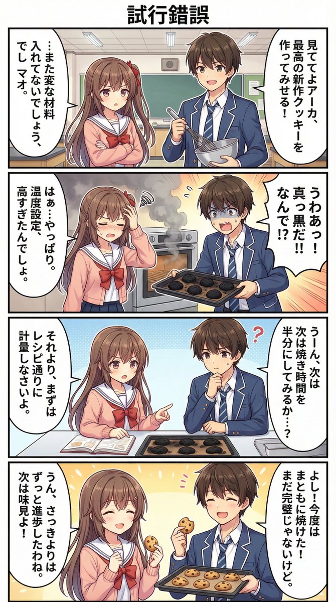 AI Manga Theme: Trial and Error