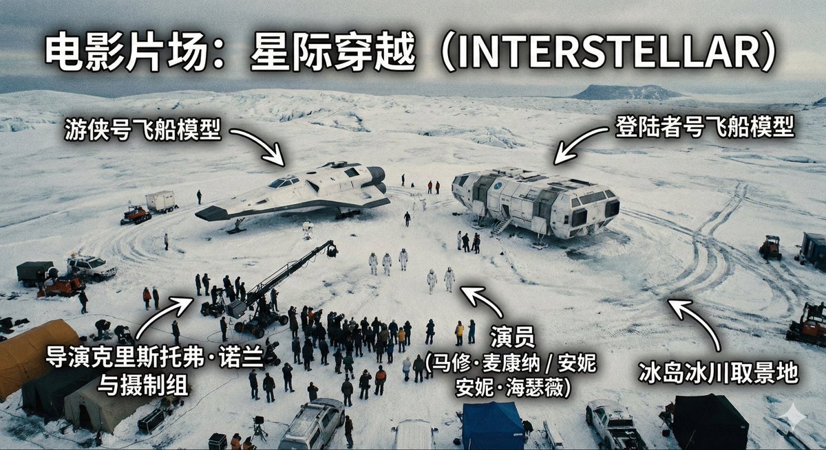 Aerial View of a Film Set - 1