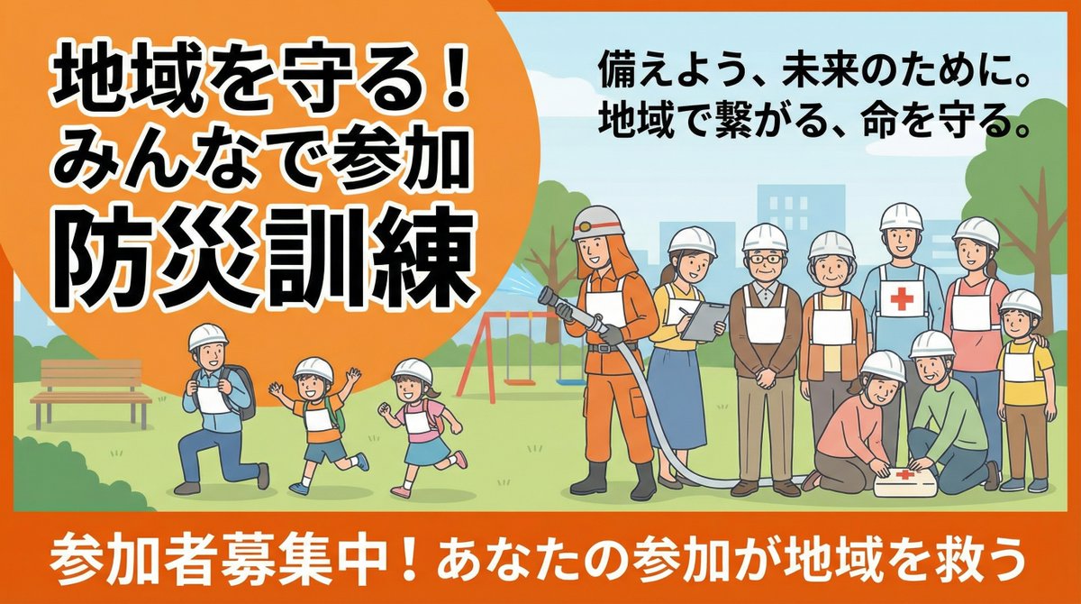 Disaster drill banner 16:9 - 1