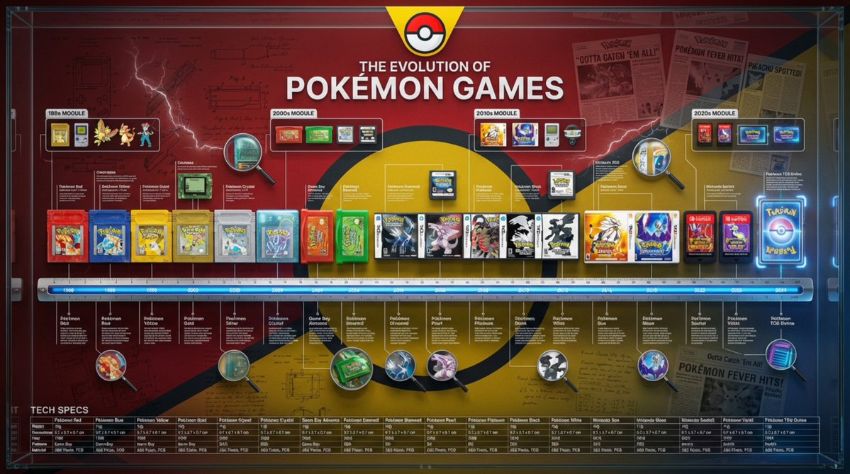 Encyclopedic 3D Infographic Evolution Chart - 1