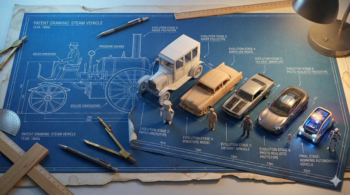 Evolutionary Blueprint Sheet for an Invention - 1