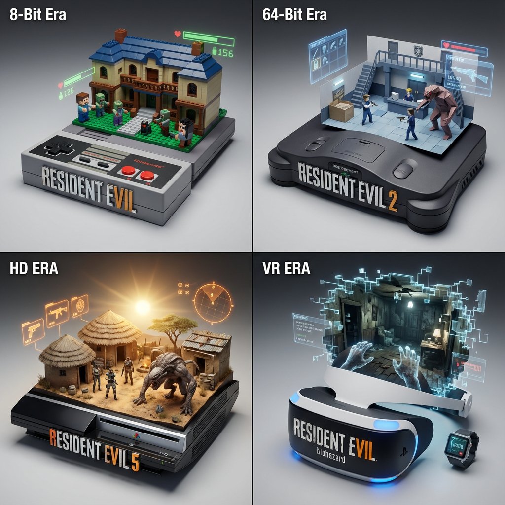 Gaming History Console Architecture Grid Template - 1