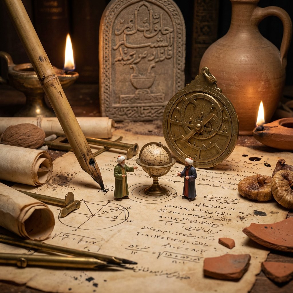 Historical Macro Diorama: Culinary Atlas Grid - 1