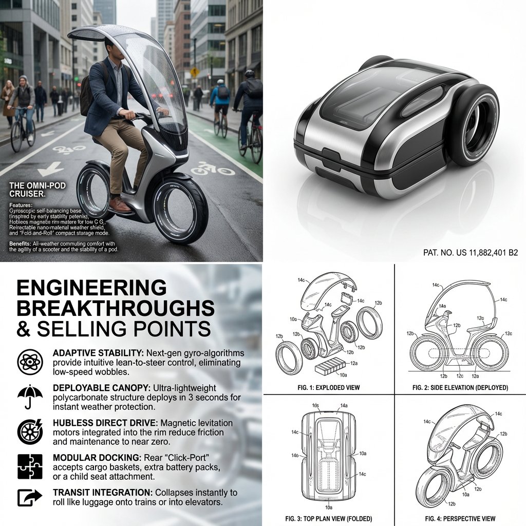 Hybrid Transportation Device Design and Patent Generation - 1