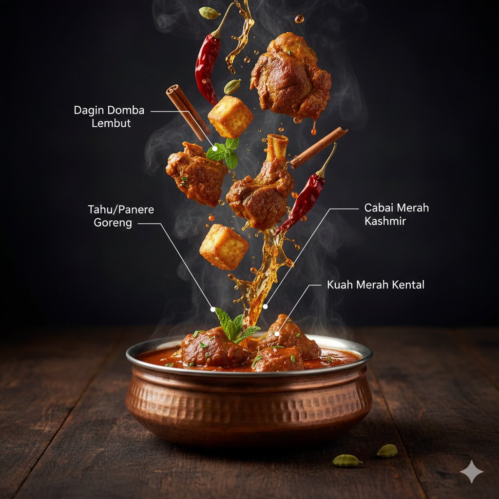 Hyper-Realistic Kashmiri Wazwan Infographic Prompt - 1