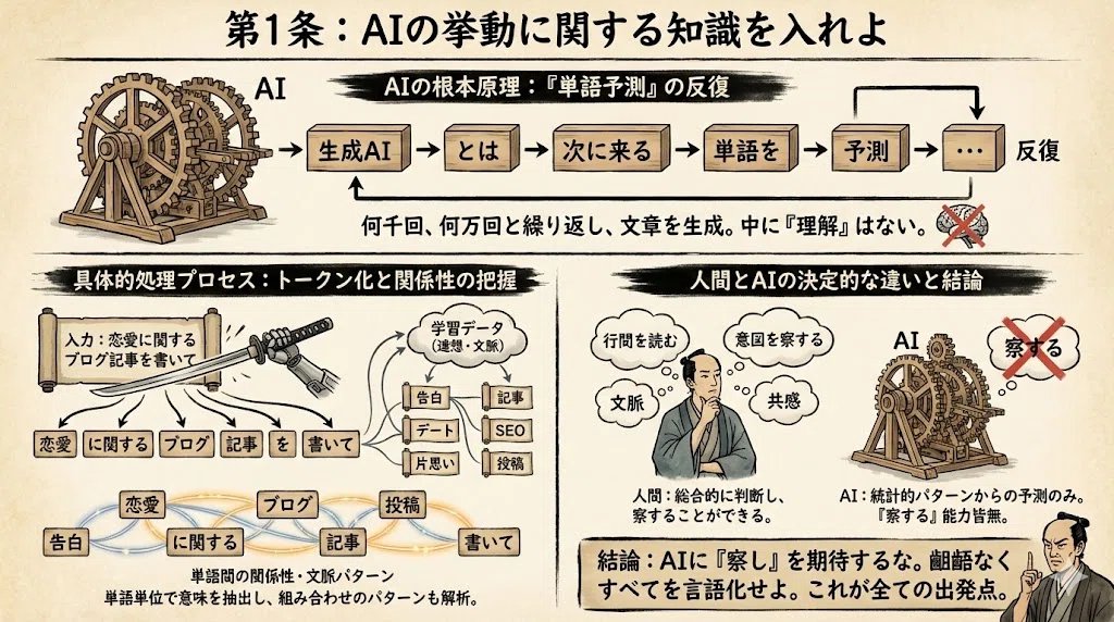 Infographic from reference info with classic Japanese font - 1