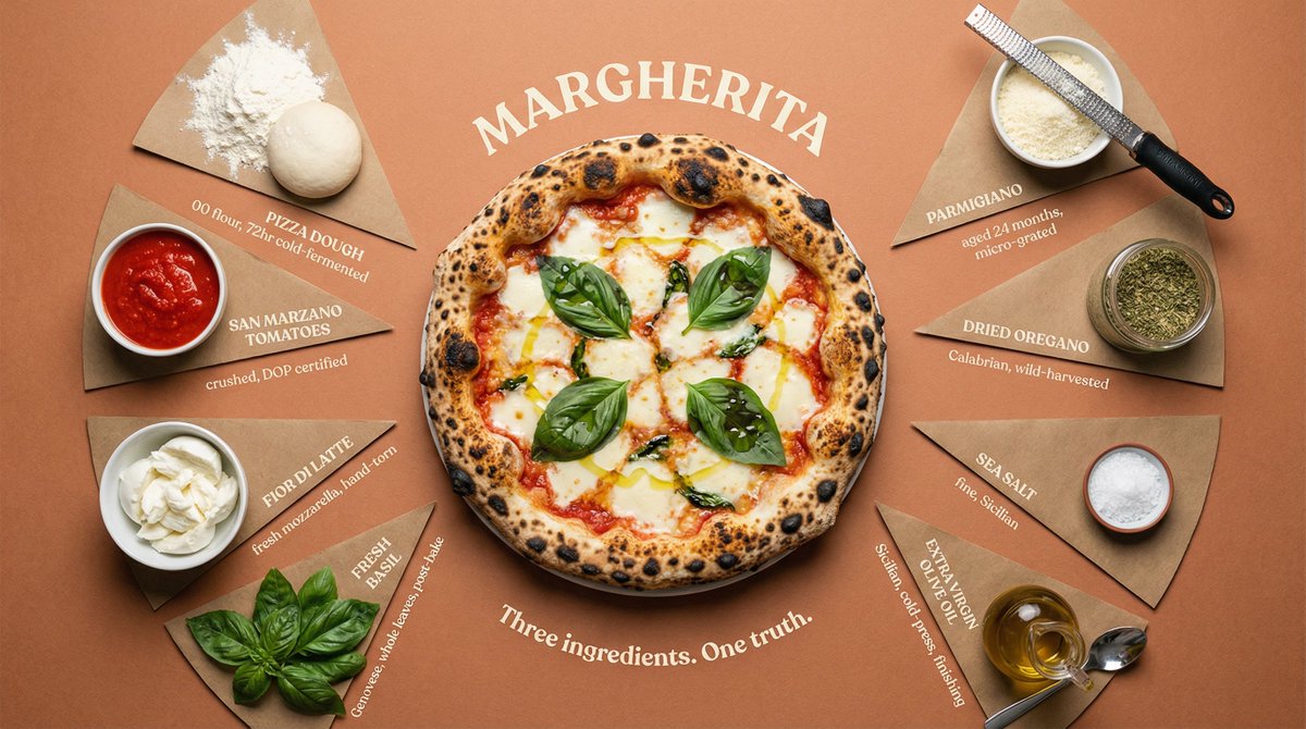 Luxury Cookbook Ingredient Flat Lay Infographic - 1