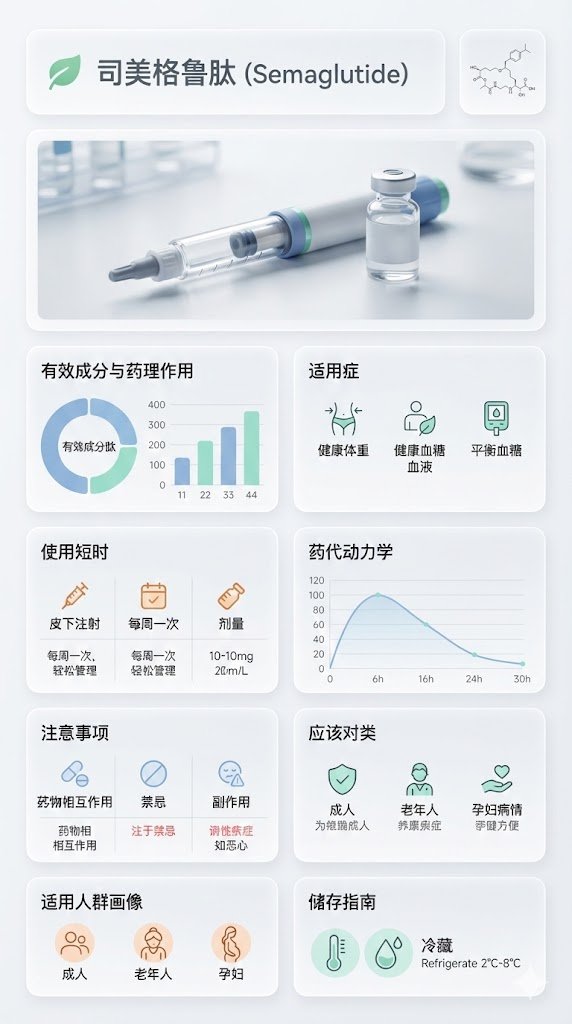 Medical Infographic Poster for Drug Information (Bento Grid Style) - 1