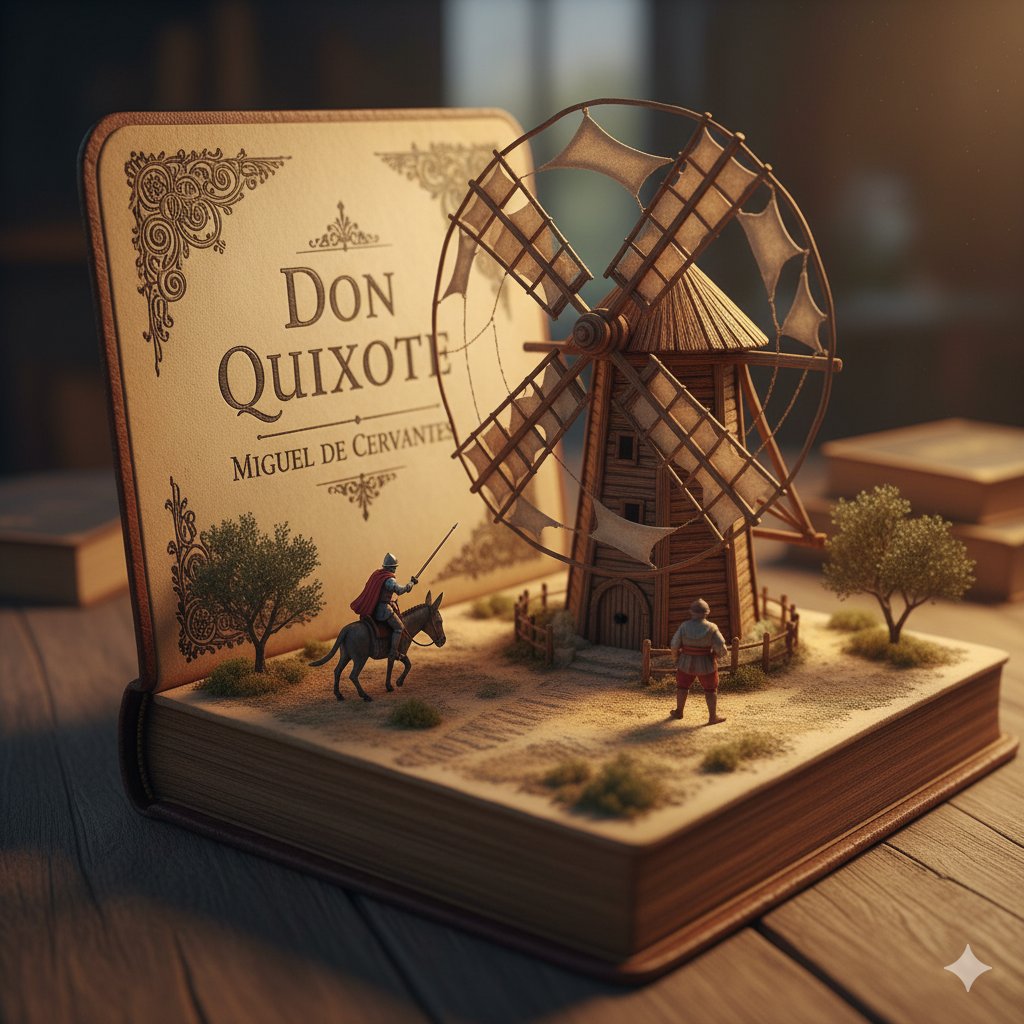 Surreal Diorama and Don Quixote Miniature Prompts - 1