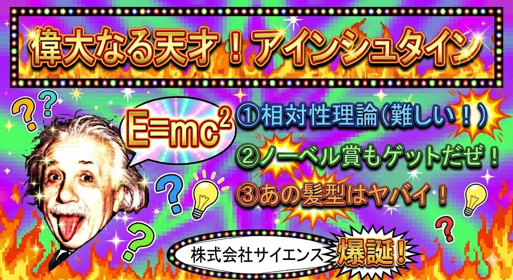 Ugly slide introducing Einstein - 1