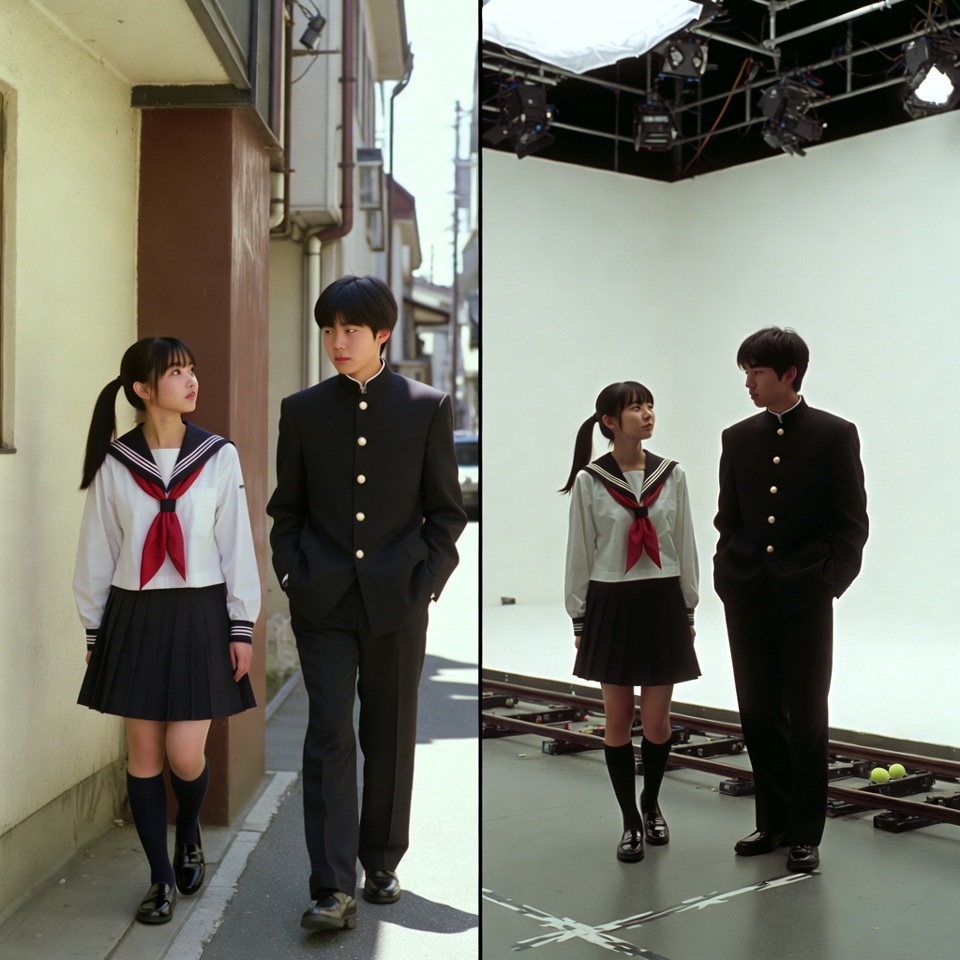 VFX Comparison Image Prompt (Before/After) for Nano Banana Pro - 1