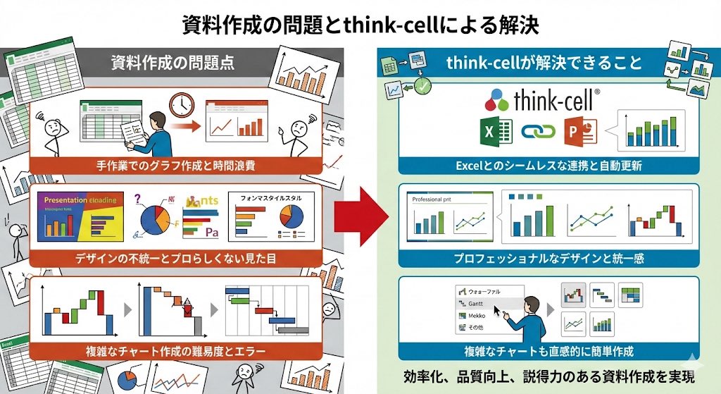 Visual explanation of Think-cell solving document issues - 1