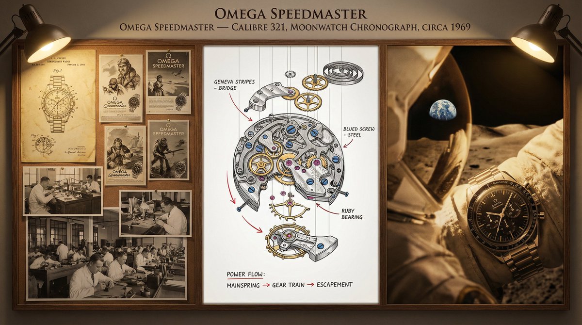 Watchmaker's Documentation Board (Exploded View) - 1