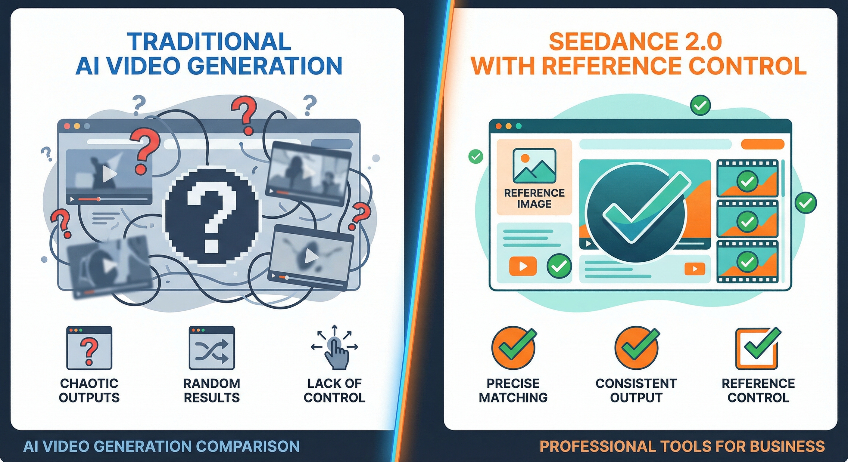 Seedance 2.0 precise reference control showing composition, character details, and style lock