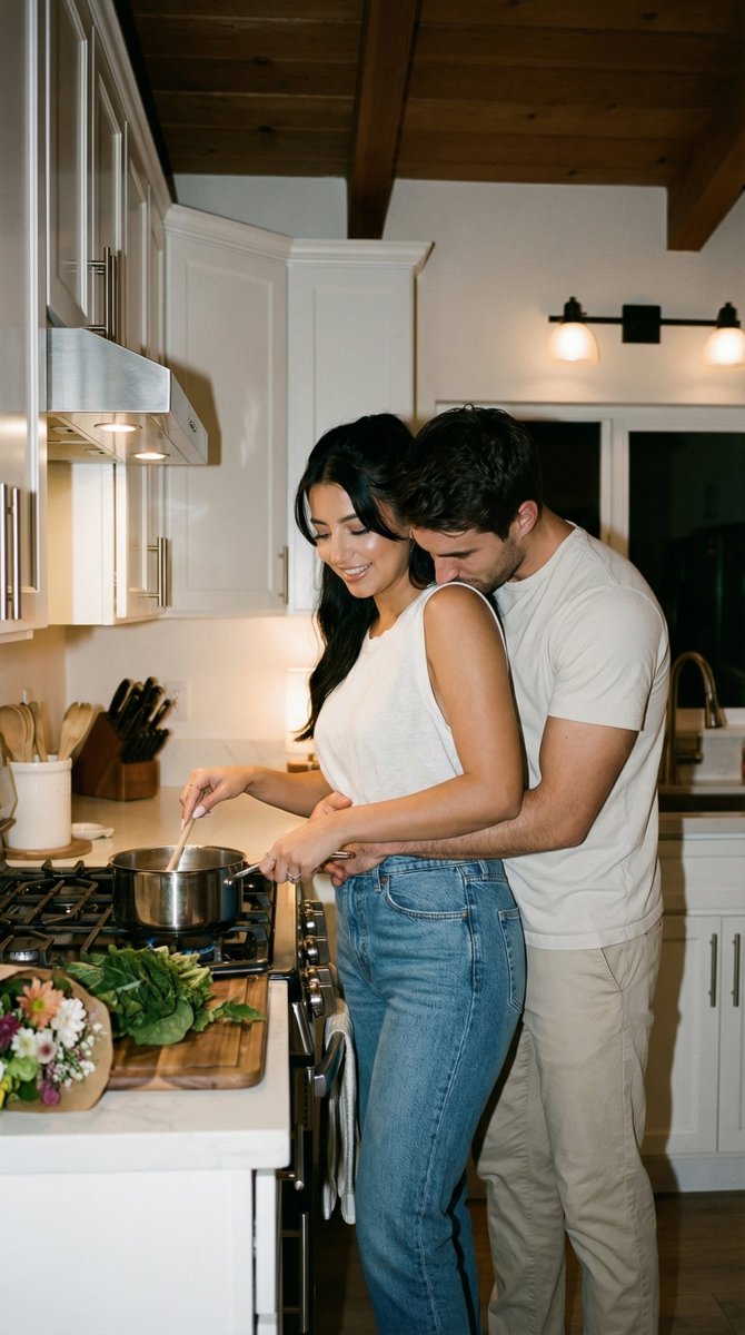 Intimate Lifestyle Documentary Couple Photo Prompt (JSON)