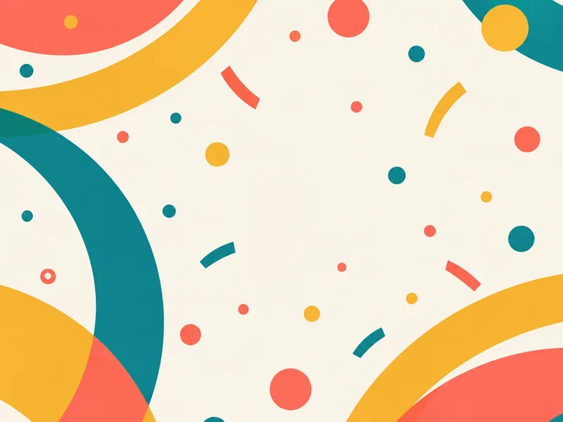 Colourful event poster pinned to a board with warm stage lighting behind